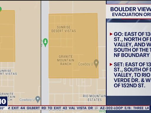 Boulder View Fire: Evacuations downgraded for wildfire burning near Scottsdale