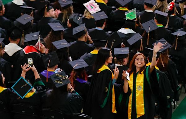 At USF Tampa, graduation marks day of peaceful celebration