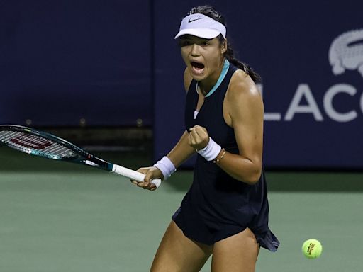 Emma Raducanu fights off jet lag to win late-night opener at Washington Open