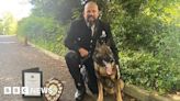 Veteran police dog handler 'honoured' to lift award