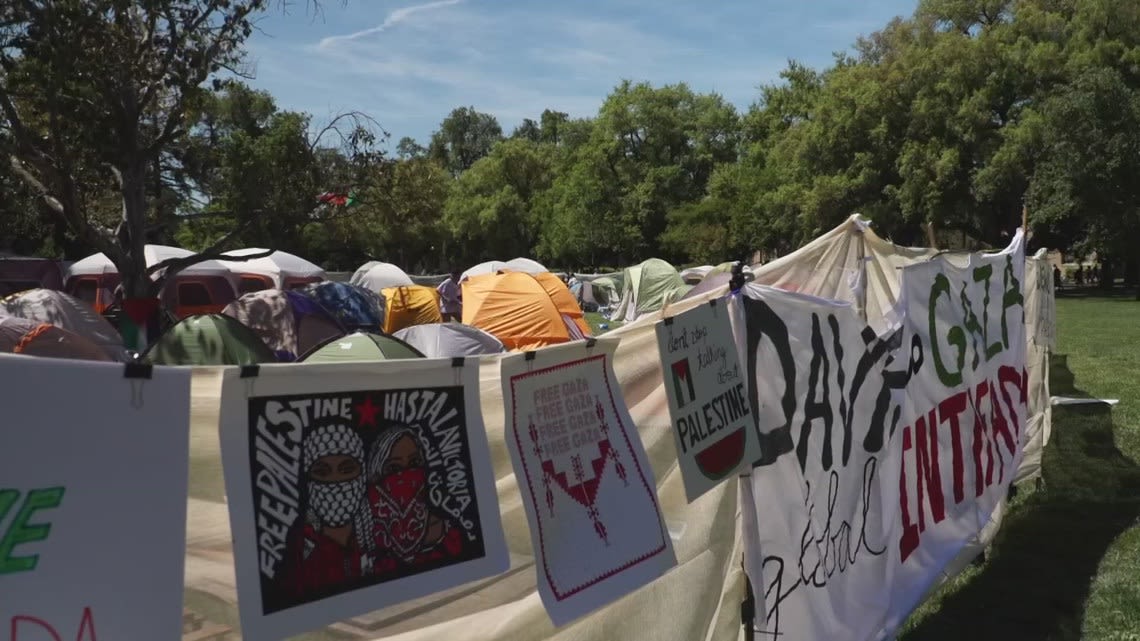 Day 4: Pro-Palestine protest at UC Davis expands