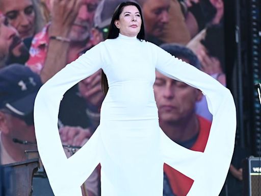 Look of the Week: An artist and her ‘peace’ dress silenced Glastonbury for 7 minutes