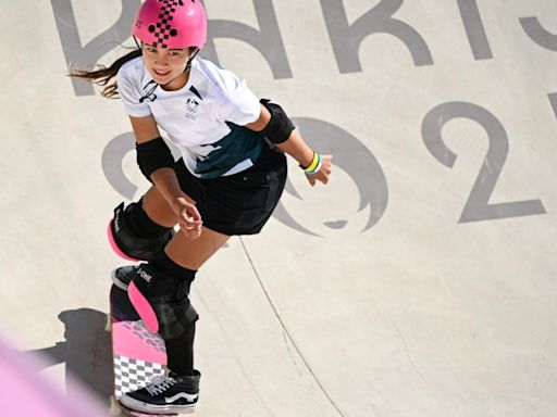 Young skateboarders ramp up the heat as teens sweep Paris Olympics podium