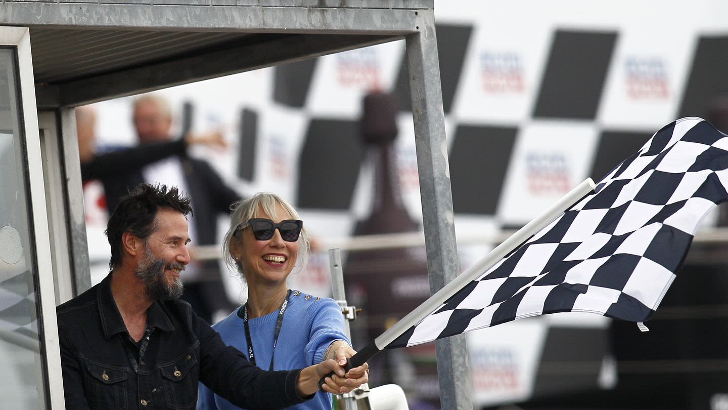 Keanu Reeves and Alexandra Grant Had a Public Date at the German Grand Prix