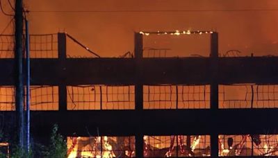 Massive fire breaks out at former York County factory