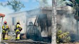 GALLERY: Massive fire engulfs mobile home in Stuart