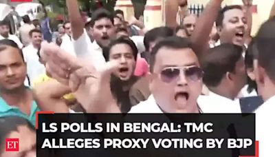 Lok Sabha Elections in West Bengal: TMC protests against Tapas Roy, alleges proxy voting by BJP