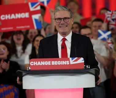 Victoria histórica de los laboristas en Reino Unido; Keir Starmer será el primer ministro británico