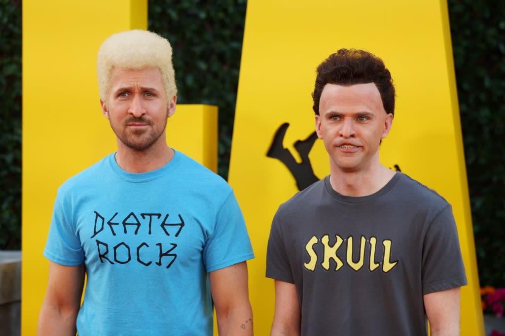 Ryan Gosling, Mikey Day show up as Beavis and Butt-Head at ‘The Fall Guy’ premiere