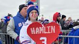 ‘You see the good in people’: Fans embrace creative ways to support Damar Hamlin as Bills host Patriots