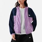 The North Face 北臉 外套 女款 運動連帽外套 防風 防曬 可打包 W 78 UPF WIND JACKET 藍紫 NF0A5JXIITM