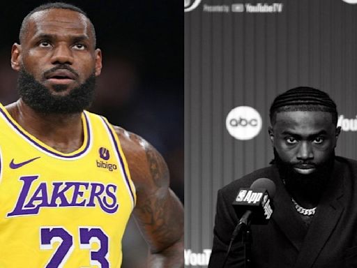 Did LeBron James Really Ask Jaylen Brown To Apologize On Phone After He Was Caught Trash-Talking Bronny...