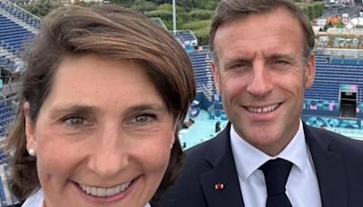 Juegos Olímpicos París 2024: el apasionado beso de Emmanuel Macron, presidente de Francia, y la ministra de Deporte
