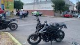 Accidente entre motocicleta y vehículo en San Felipe