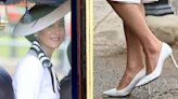 Kate Middleton Attends 2024 Trooping the Colour Parade in Striking White Jimmy Choo Pumps