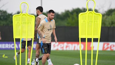 La selección volvió a entrenarse en Nueva Jersey, en la previa del cumpleaños de Messi y a la espera del equipo titular