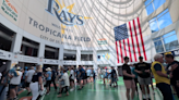 ‘It’s our home’: Fans fill the Trop for Tampa Bay Rays sold-out home opener