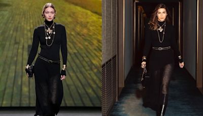 Kriti Sanon's all-black Chanel look is actually a Gigi Hadid original, but this isn't their first fashion faceoff