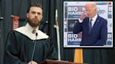 Kansas City Chiefs kicker Harrison Butker slams Biden’s ‘delusional’ stance on abortion in commencement speech