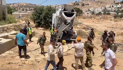 Fact Check: Here's the Story Behind Footage of Israelis Filling Palestinians' Water Source With Concrete