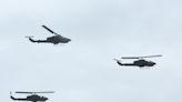 520就職慶典 AH-1W飛越府前上空 (圖)