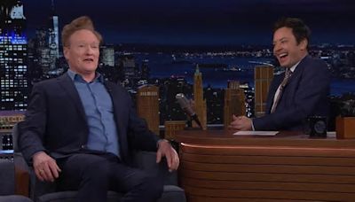 Conan O'Brien returns to The Tonight Show for the FIRST time since 2010 firing: 'It's weird to come back'