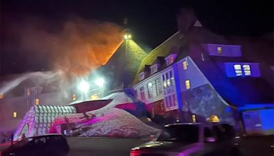 Massive fire breaks out at iconic hotel made famous by Jack Nicholson’s ‘The Shining’