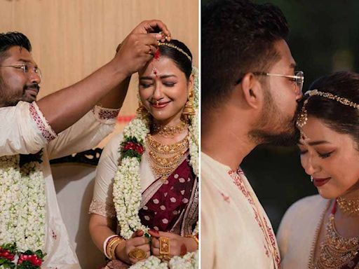 Sohini Sarkar and Shovan Ganguly tie the knot in an intimate ceremony