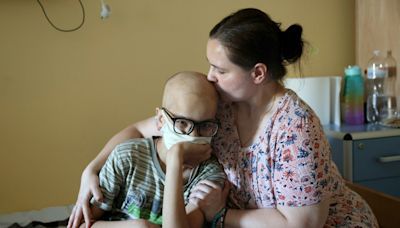 Ukrainian child cancer patients face fragile recovery after Russian strike