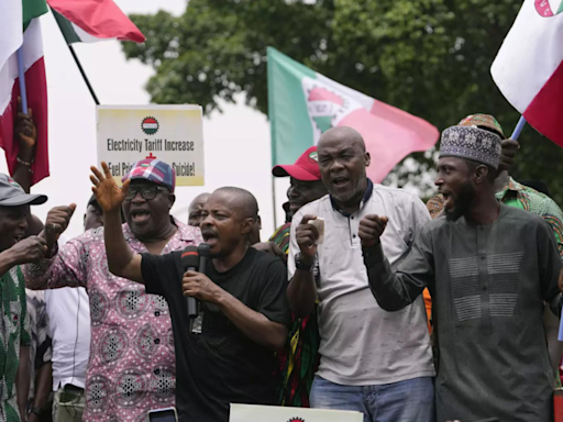 Nigeria labour unions protest massive electricity price hike - Times of India