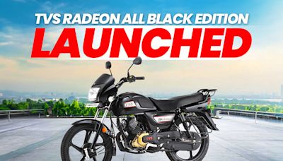 TVS Radeon All-Black Base Edition Launched - ZigWheels