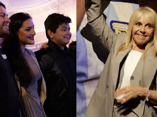 El reencuentro de los hijos de Diego Maradona y Claudia Villafañe en un evento especial: las fotos