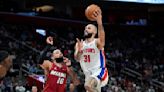 Pistons guard Evan Fournier has been fined $25,000 by the NBA for kicking the ball into the stands