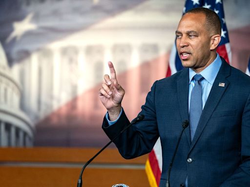 Hakeem Jeffries signals plans to boot Mike Johnson's "frightening" House Intel picks