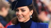 Kate Middleton Paired Princess Diana’s Earrings With a Stunning Blue Coat for Christmas Service