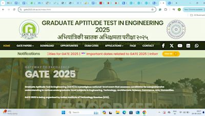 GATE 2025 registration process without late fee ends tomorrow at gate2025.iitr.ac.in, here’s how to apply