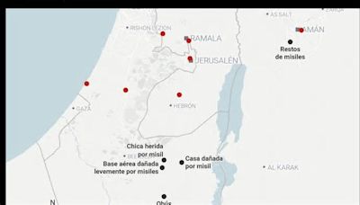 Los mapas y gráficos del conflicto entre Irán e Israel