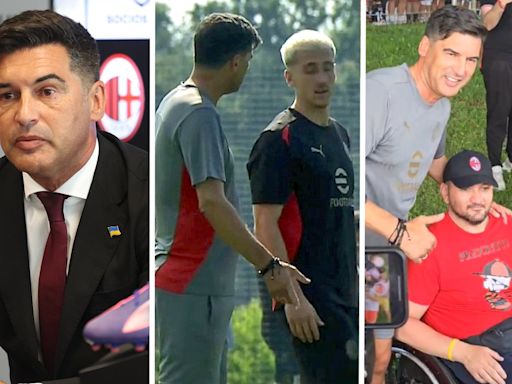 Presser, personal chats, photos and practice game: Inside Milan’s first day of preseason