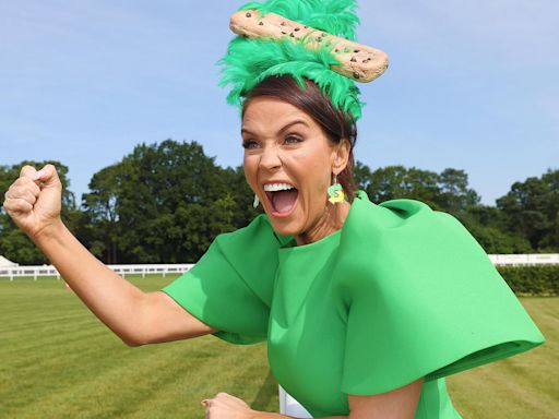 Vicky Pattison sports a giant cookie fascinator at Royal Ascot