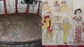 Unearthed Tang dynasty tomb shows mural of blond 'Westerner'