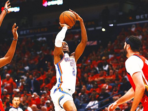 Shai Gilgeous-Alexander, Thunder roll to 3-0 series lead with 106-85 win over the Pelicans