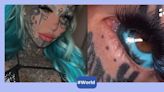 'Most tattooed woman' gets eyeballs inked, goes blind for 3 weeks: 'It felt like 10 shards of glass in my eye'