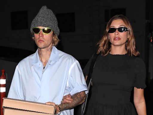 Hailey Bieber Elevates Her Date Night Look With Our Favourite Skirt Trend Right Now