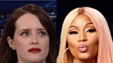 Claire Foy reacts to Nicki Minaj saying she wants to ‘eat her face’ following Crown season 5 cameo