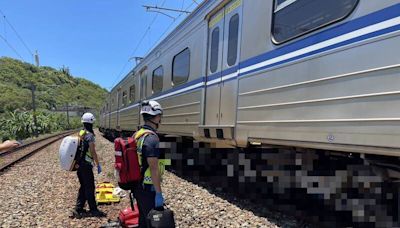 赤膊男躺談文火車站鐵軌遭撞死 列車旅客已接駁完成