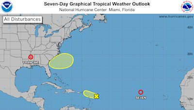 Hurricane Center tracking tropical depression, 1 invest, system off Florida. What to know