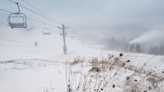 "Manmade Blizzard In Progress" At West Virginia Ski Resort