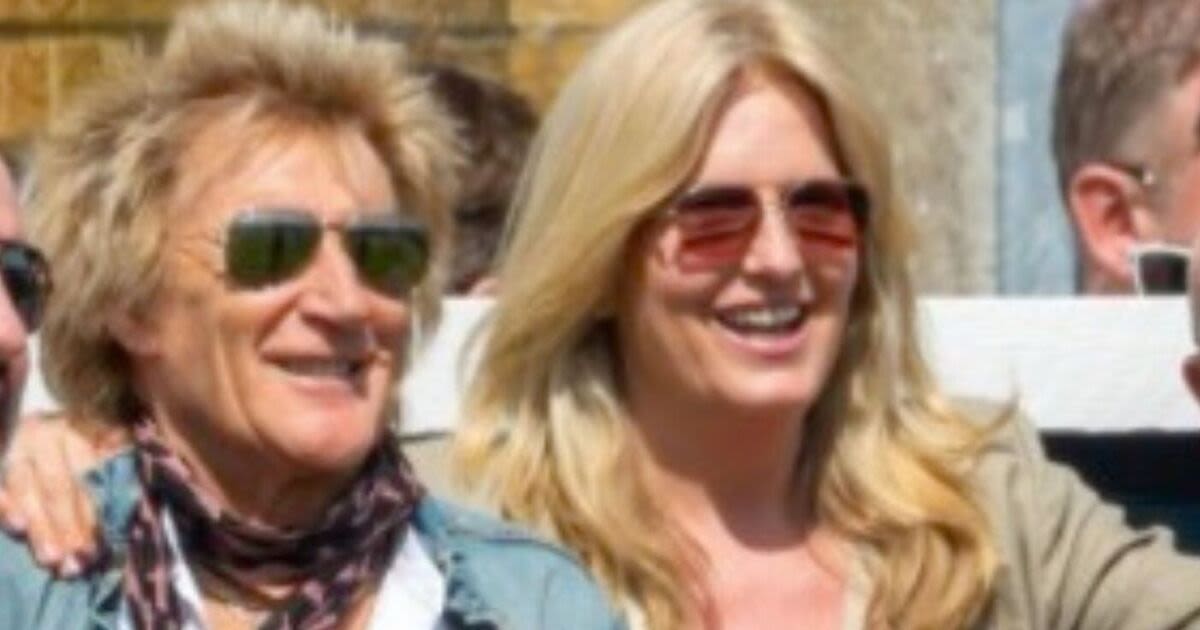 Rod Stewart shows off new look as he and Penny Lancaster steal show