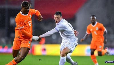 Uruguay y Bielsa cayeron ante Costa de Marfil en un partido amistoso disputado en Lens