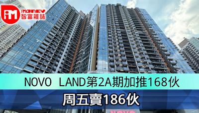 NOVO LAND第2A期加推168伙 周五賣186伙